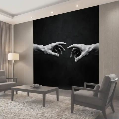 Фотообои Прикосновение двух рук
