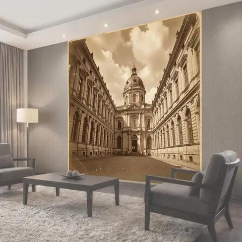 Фотообои Старинная усадьба с ротондой
