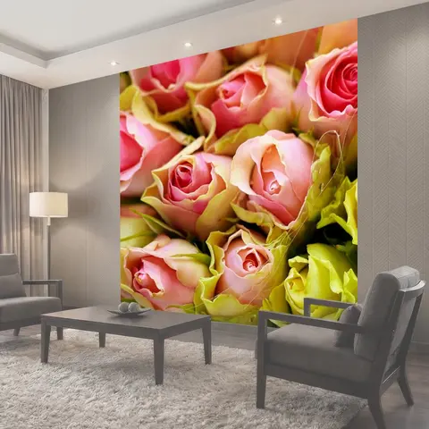 Фотообои Розы, цветок, букет цветов