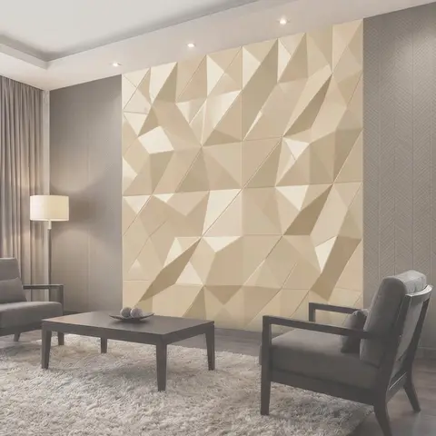 Фотообои 3D геометрический ромбовидный рельеф