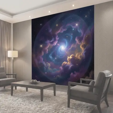 Фотообои Космическая спиральная туманность