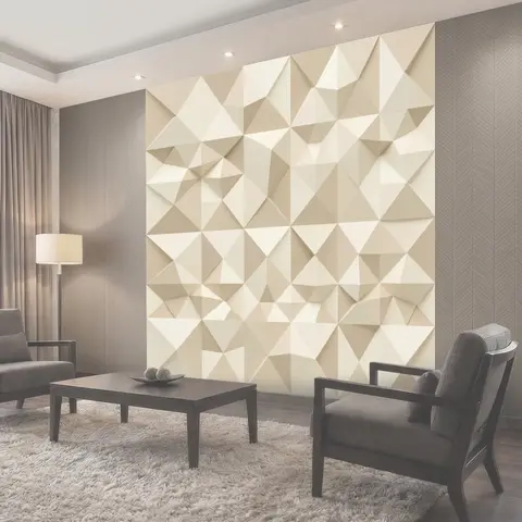 Фотообои Геометрический 3D-паттерн из ромбов