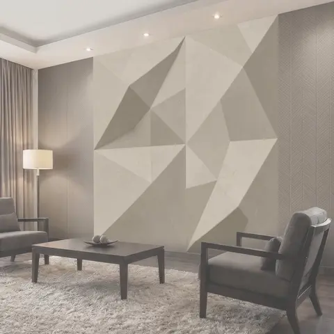 Фотообои Геометрический 3D паттерн из граней