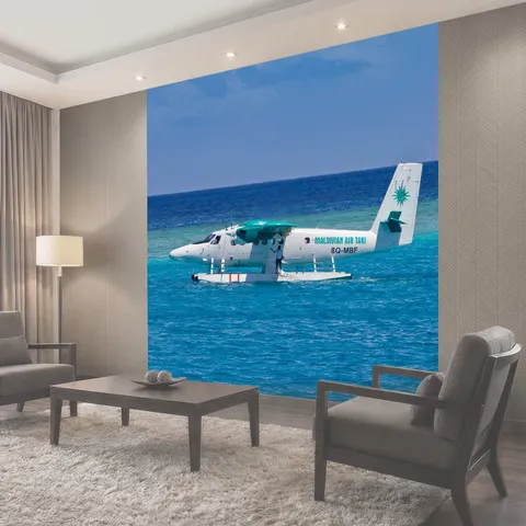 Фотообои Air Taxi Авиатакси на Мальдивах Мальдивские о-ва maladives воздух такси такси воздух