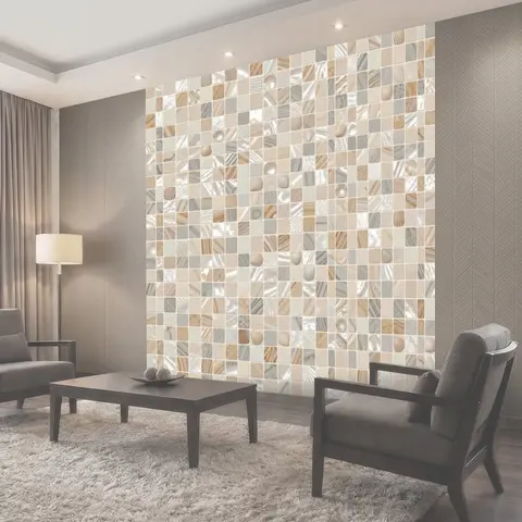 Фотообои Морская мозаика из камня и ракушек