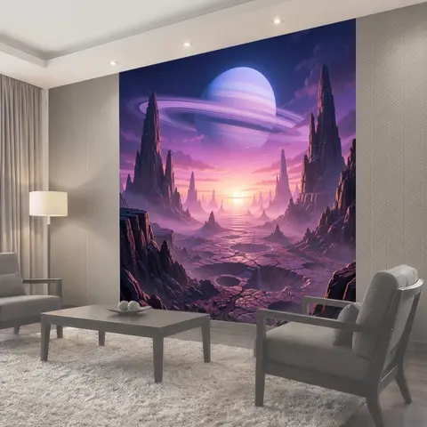 Фотообои Фантастический инопланетный пейзаж