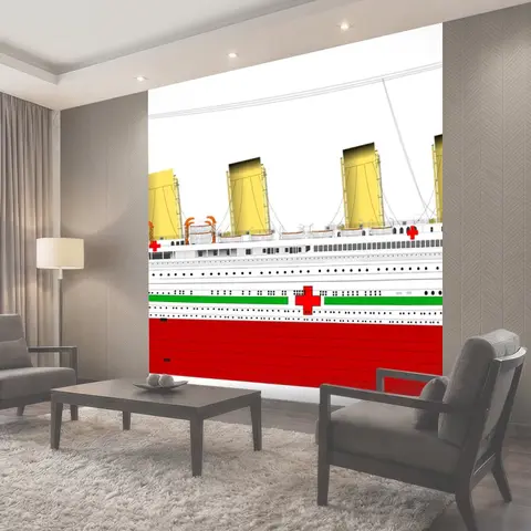 Фотообои Британник, судно, white star line
