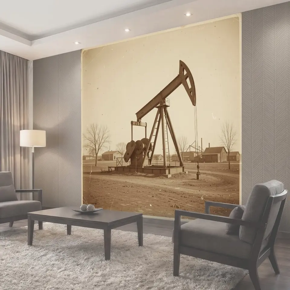 Фотообои Старая нефтяная качалка