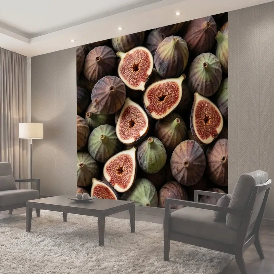 Фотообои Спелый инжир крупным планом