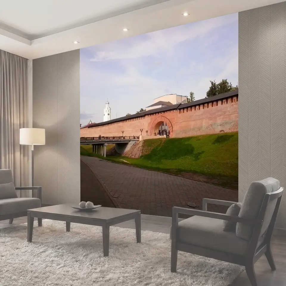 Фотообои Великий новгород, архитектура, стена