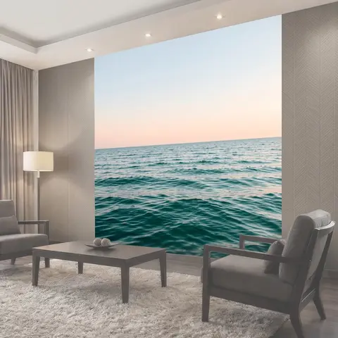 Фотообои Спокойное море на рассвете