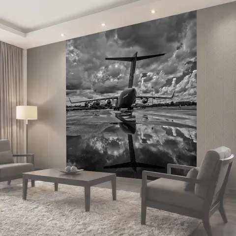 Фотообои Самолет, струя, военный