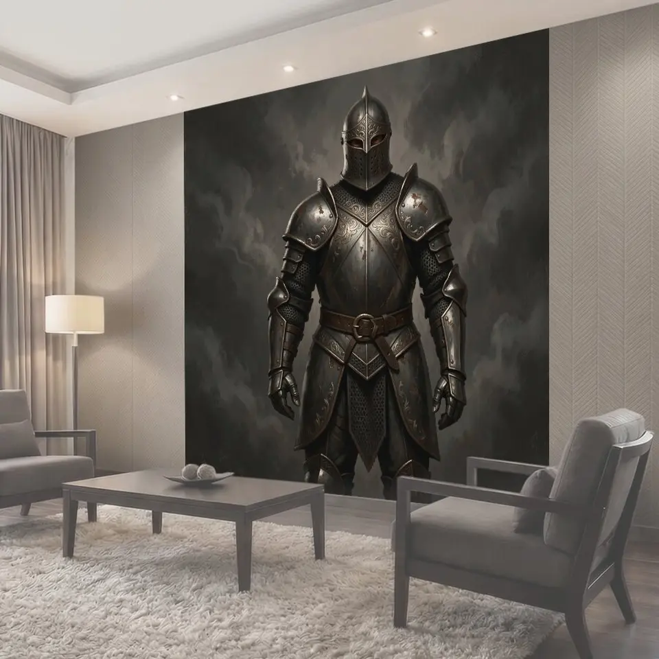 Фотообои Средневековый рыцарь в доспехах
