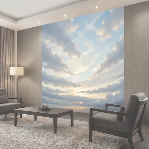 Фотообои Небо с мягкими облаками