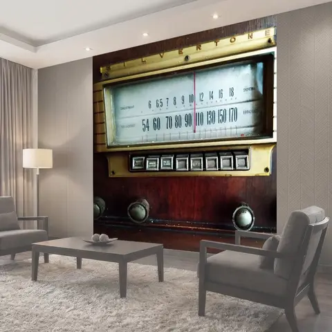 Фотообои Silvertone радио westinghouse