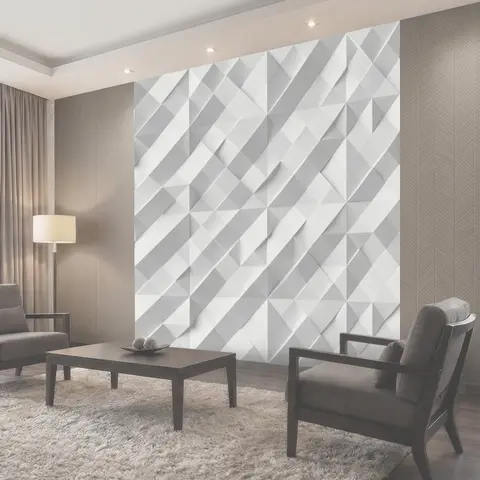 Фотообои Геометрический 3D-паттерн из граней