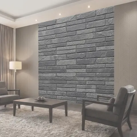 Фотообои Серая кирпичная кладка текстура