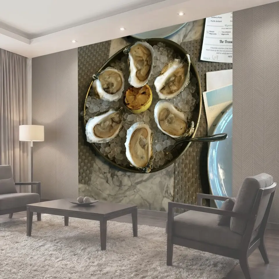 Фотообои Устрицы, морепродукты, моллюски