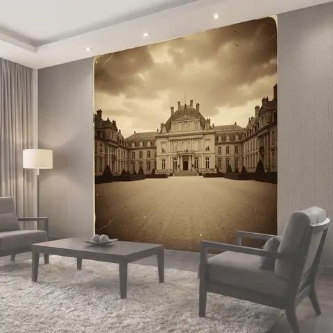Фотообои Старинный дворец с симметричным фасадом