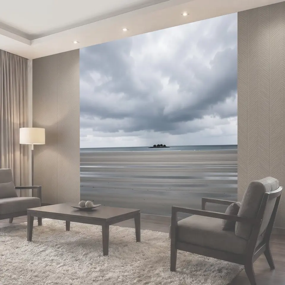 Фотообои Штормовое небо над морем