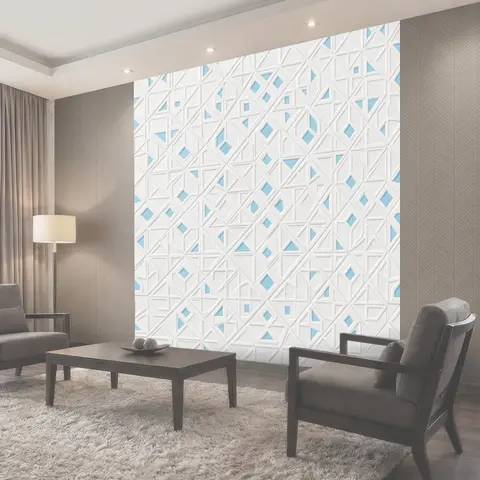 Фотообои Геометрический 3D паттерн из ромбов