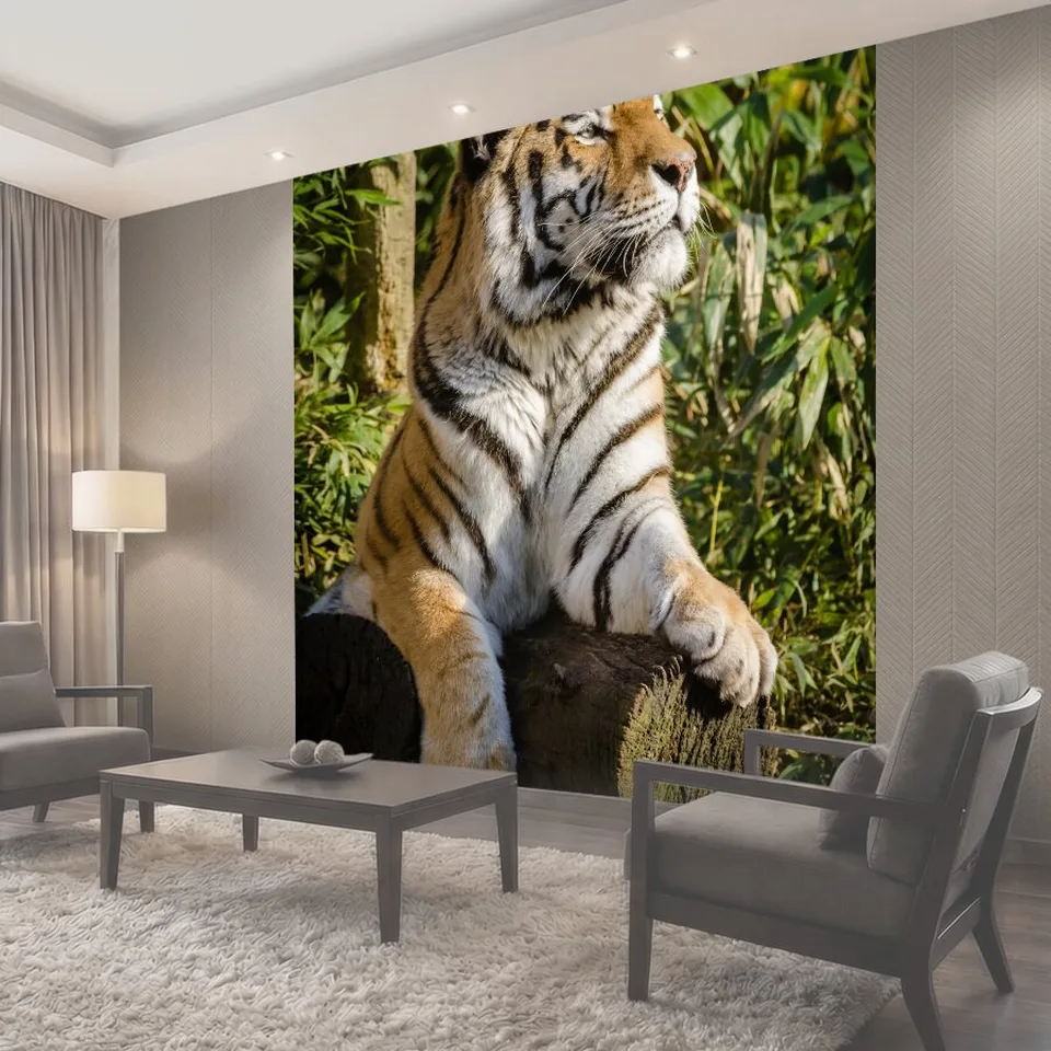 Фотообои Суматранский тигр Фон Природа и животные