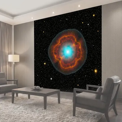 Фотообои Космическая туманность и звезды