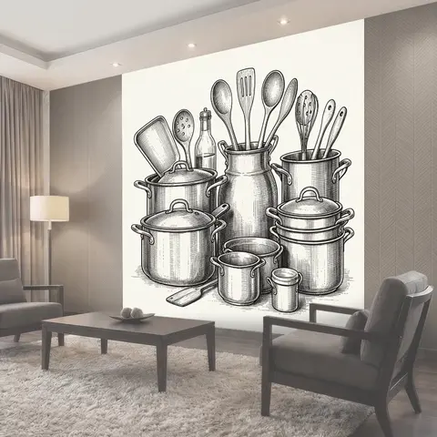 Фотообои Посуда и кухонные приборы