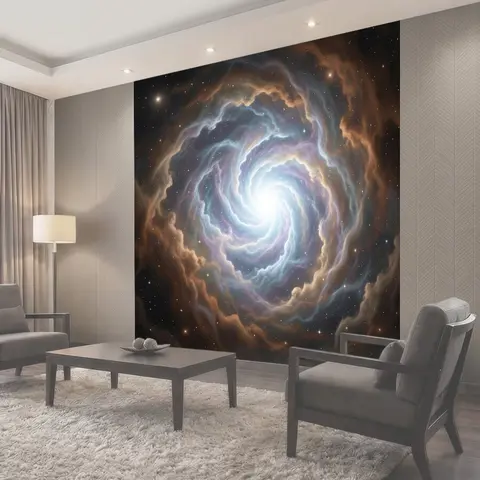 Фотообои Спиральная космическая туманность