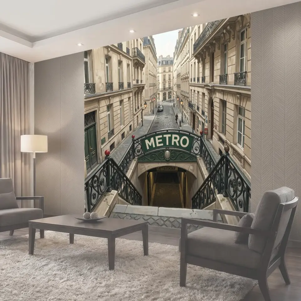 Фотообои Парижский вход в метро