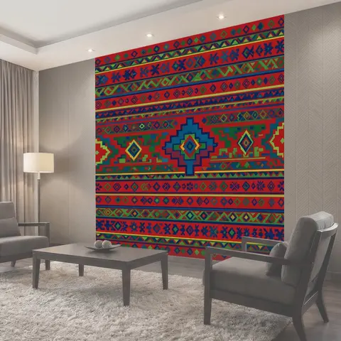Фотообои Геометрический орнамент с крестами
