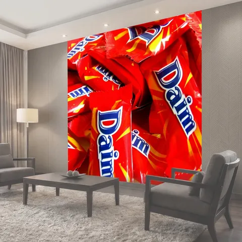 Фотообои Daim Шоколадные батончики Мини Daim шоколад Daim шоколад конфеты лечить