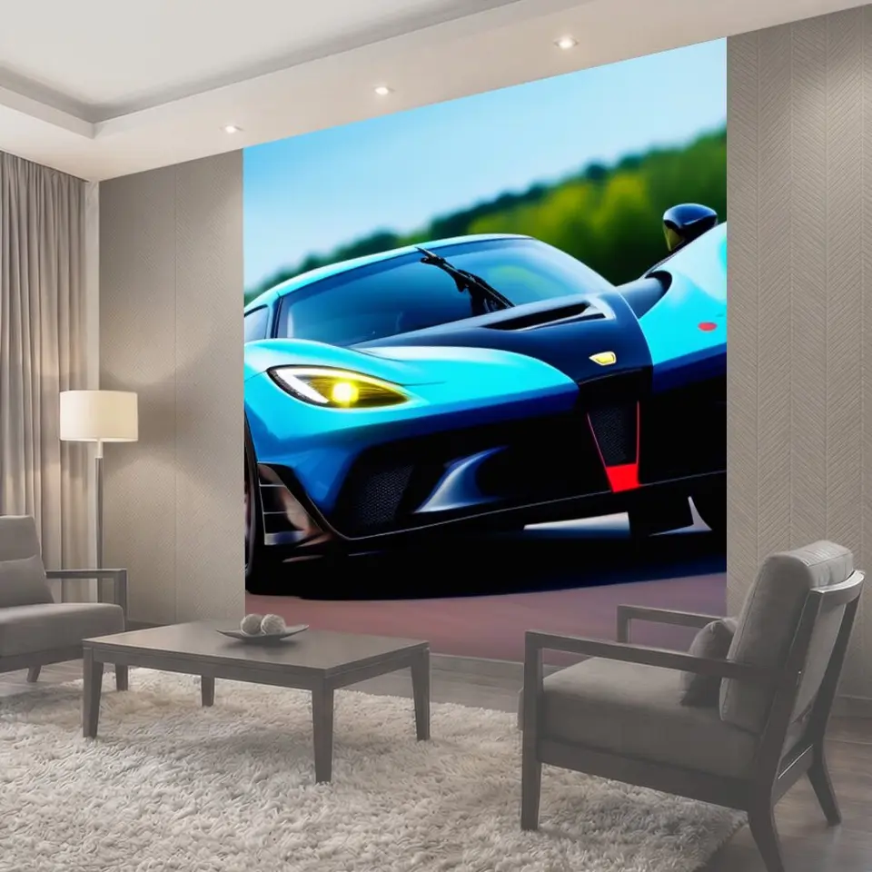 Фотообои Спортивные автомобили на тест-драйве