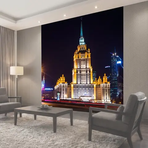 Фотообои Гостиница, москва, сталинская высотка