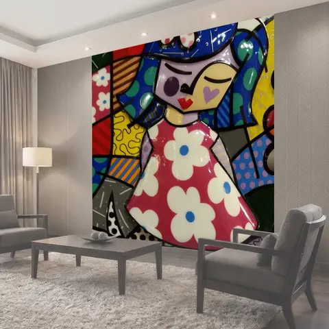 Фотообои Britto, покраска, фото