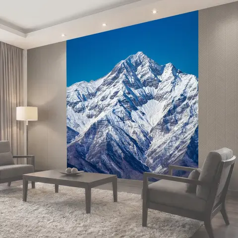 Фотообои Горы с покрытыми снегом вершинами