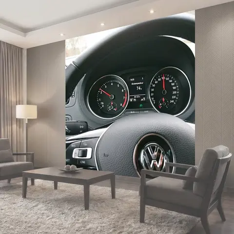Фотообои Салон автомобиля, фольксваген поло, спортивный