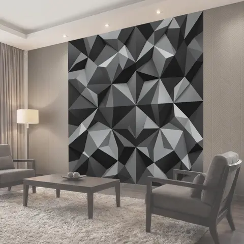 Фотообои Геометрический 3D-граненный узор