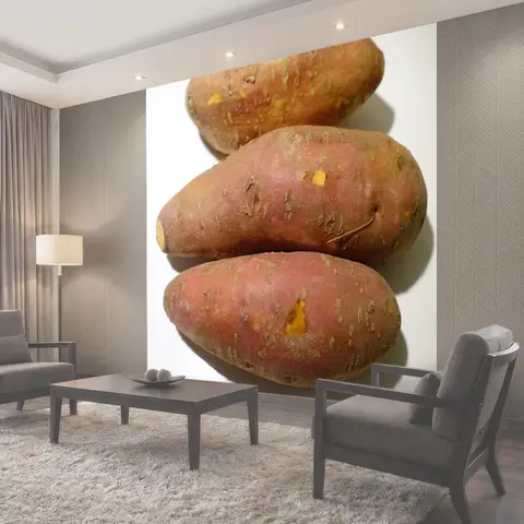 Фотообои Сладкая картошка, ипомея batatas, батате