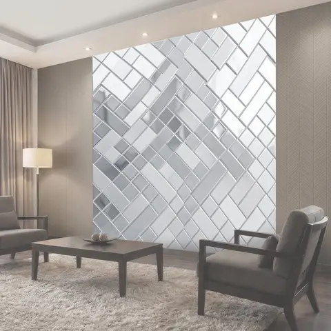 Фотообои 3D геометрия из переплетающихся линий