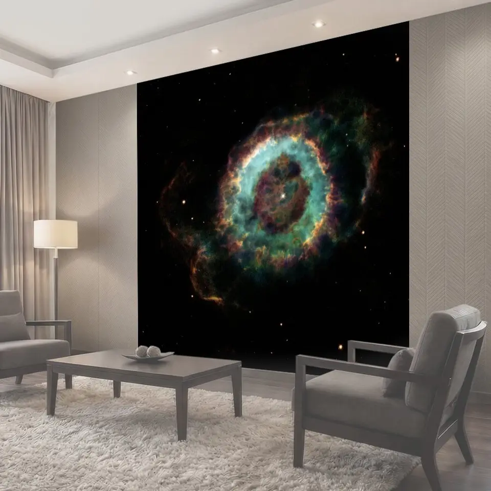 Фотообои Ngc 6369, планетарная туманность, созвездие змееносца