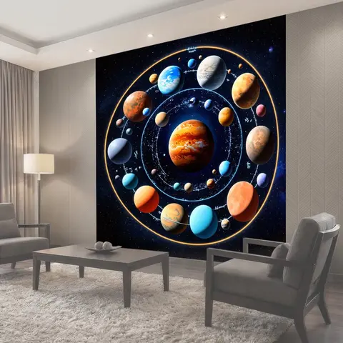 Фотообои Космос в стиле искусство татуировки
