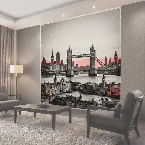 Фотообои Лондонский мост Тауэр на закате