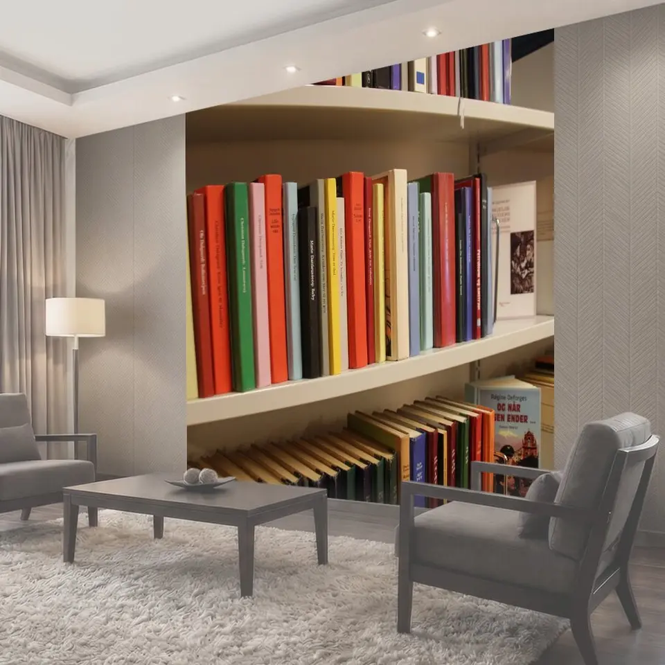 Фотообои Книги, книжная полка, библиотека