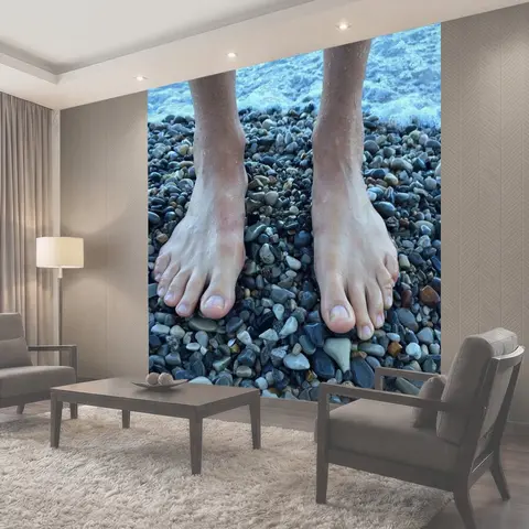Фотообои Ноги, босиком, пляж