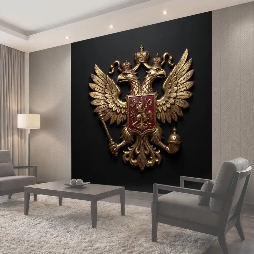 Фотообои Двуглавый орел с коронами