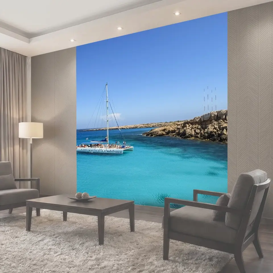 Фотообои Катамаран, море, лодка