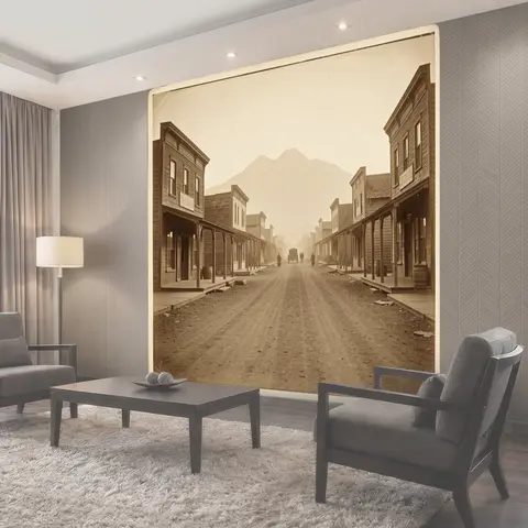 Фотообои Дикий Запад у подножия гор