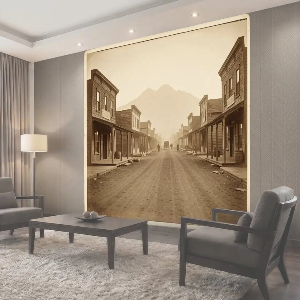 Фотообои Дикий Запад у подножия гор