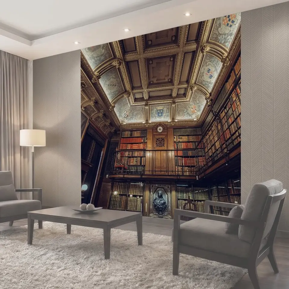 Фотообои Библиотека, книги, литература